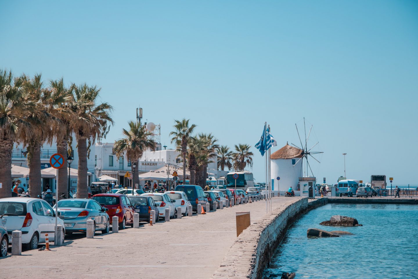 Hafen von Paros in Parikia